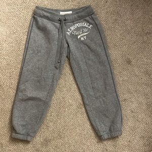 Gray Aeropostale Capri Sweatpants